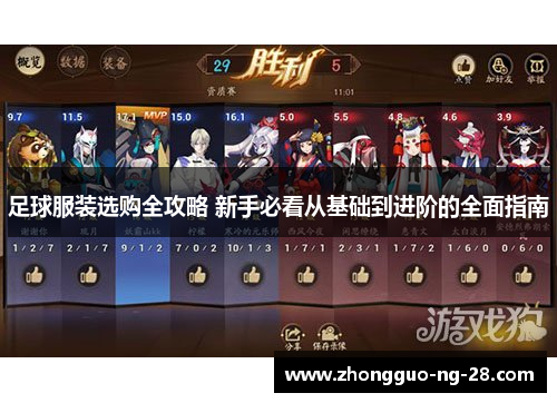 足球服装选购全攻略 新手必看从基础到进阶的全面指南